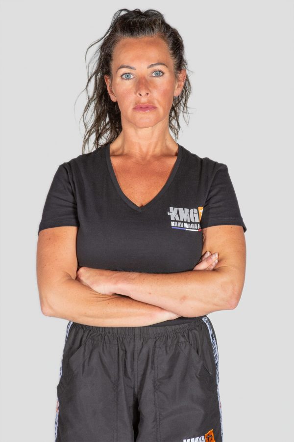 T-Shirt Col V Manches Courtes Moon