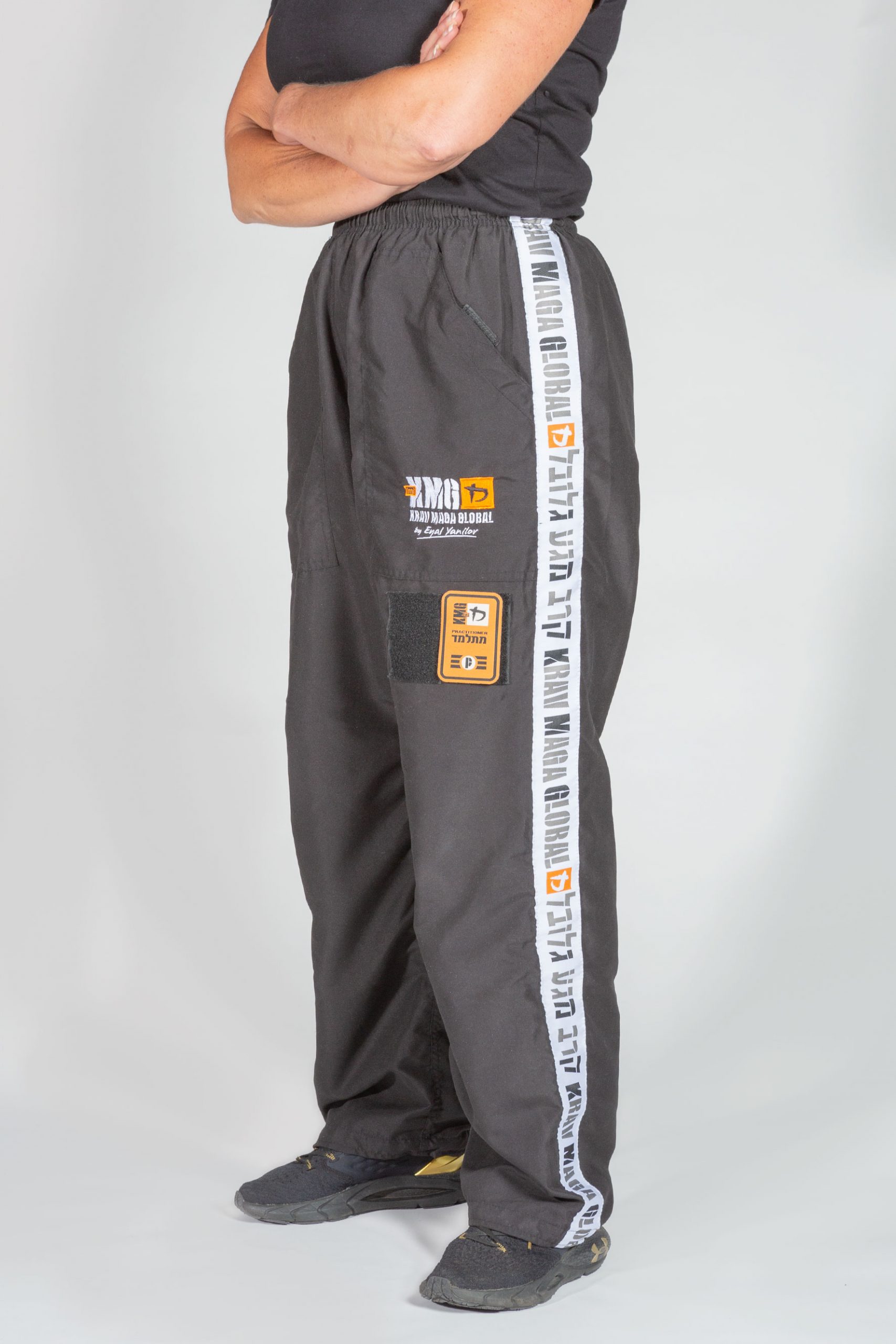 Pantalon D'entraînement Krav Maga Noir - Tissu Résistant 65% Polyester 35% Coton - Ceinture élastique Avec Cordon